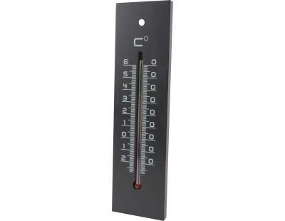Thermomètre en médium contemporain (Noir - 22 cm)