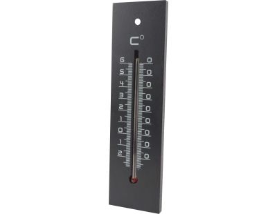 Thermomètre extérieur sur plaque métal 45cm