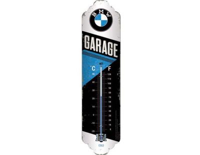 Thermomètre en métal Pub 28 x 6.5 cm (BMW - Garage)