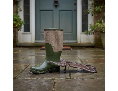 Tire-botte rouille en fer forgé