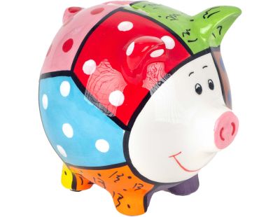 Tirelire cochon incassable blanc Babytolove pour enfant de 3 ans à 12 ans