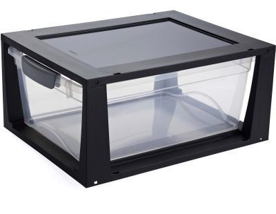 Tiroir de rangement empilable Omega 11L (Noir)