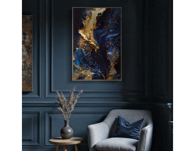 Toile décorative avec cadre Andromeda 60 x 4 x 90 cm (Modèle 1)