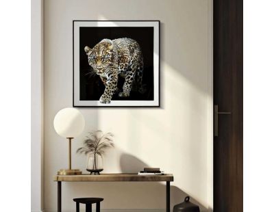 Toile décorative avec cadre Jaguar 82 x 4 x 82 cm (Modèle 2)