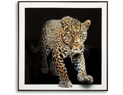 Toile décorative avec cadre Jaguar 82 x 4 x 82 cm (Modèle 1)