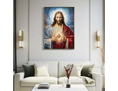 Toile décorative avec cadre Jesus 72 x 4 x 102 cm