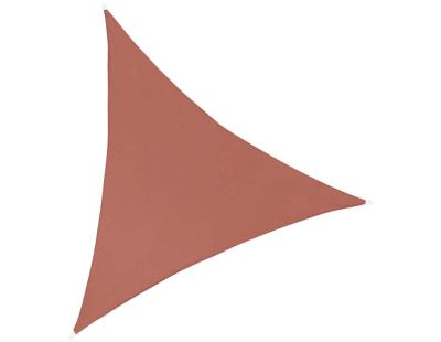 Toile d'ombrage triangulaire 3 mètres (Terracotta)