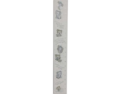 Toise en bois Nounours 120 x 12 cm