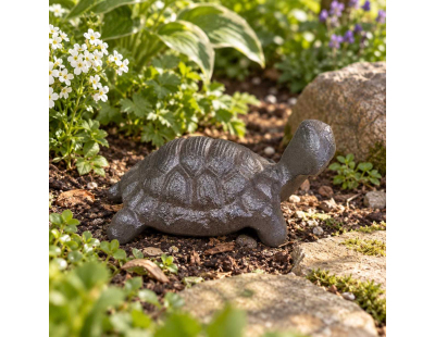 Tortue décorative en fonte (11,4 x 7,4 cm)
