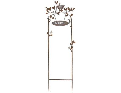 Outsunny Arche Treillis Plantes Grimpantes Porte de Jardin Terrasse Patio  Arrière Cour 140 x 65 x 200 cm Carbonisée 