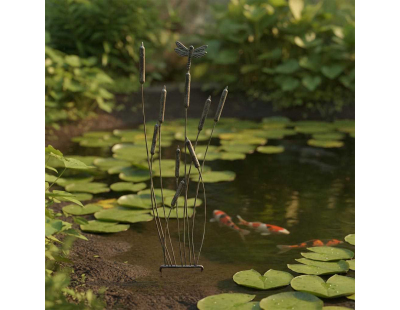 Treillage en fer Roseaux 29 x 91 cm