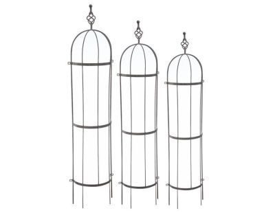 Treillis déco en métal vieilli (Lot de 3)