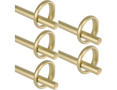 Tringle à rideaux en acier Rod (Lot de 5)
