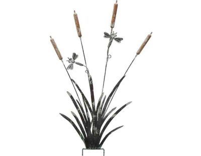 Tuteur décoratif en fer Libellules 43 x 83 cm