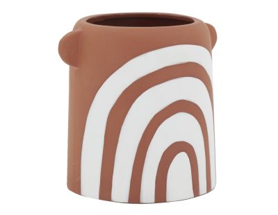 Vase en céramique Terracotta arc en ciel