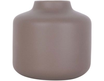 Vase en céramique Wide 20.5 cm (Taupe)