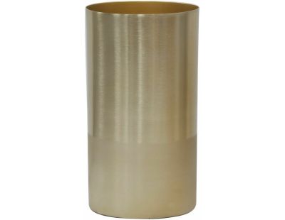 Vase cyclindrique métal doré (Grand modèle)