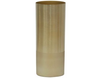 Vase cylindrique en métal doré (Petit modèle)