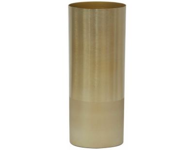 Vase cylindrique en métal doré (Petit modèle)