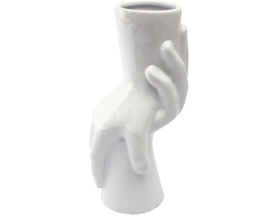 Vase en dolomite Main 24 cm