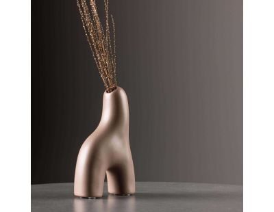 Vase en grès Aya (Marron)