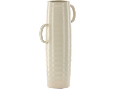 Vase en grès Cent (Beige et noir)