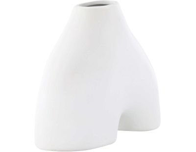 Vase en grès Kento (Blanc)