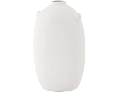 Vase en grès Madi (Blanc cassé)