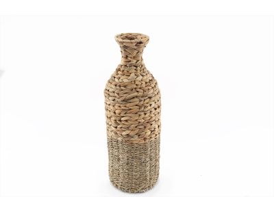 Vase en jonc naturel 45 cm