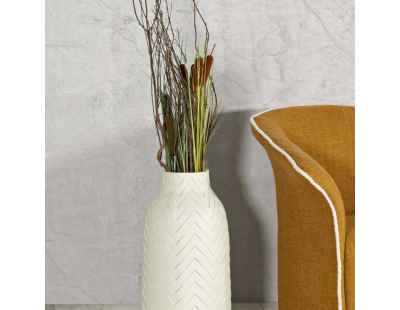 Vase en magnésie Winter 29 x 60 cm