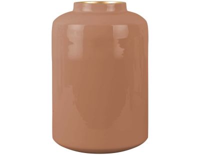Vase en métal Enamel 19 x 28 cm (Rose pâle)