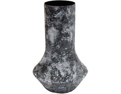 Vase en métal Mosaic Marble (Noir)