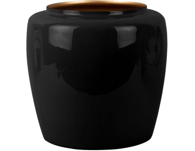Vase en métal Plant 25 x 23.5 cm (Noir)