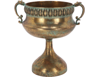 Vase en métal vieilli Médicis (Modèle 4)