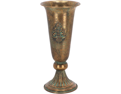 Vase en métal vieilli Médicis (Modèle 9)