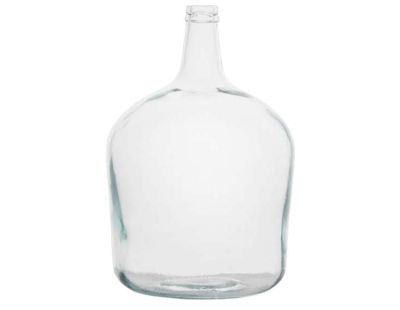 Vase en verre Dame Jeanne 12 litres (Transparent)