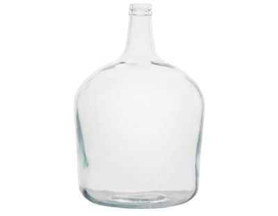 Vase en verre Dame Jeanne 4 litres (Transparent)