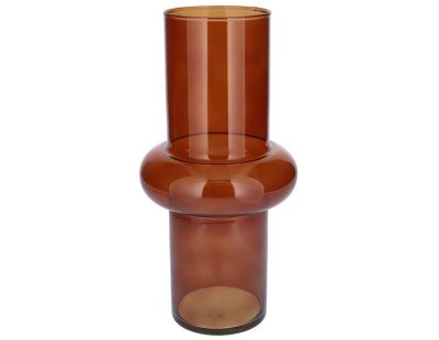 Vase en verre Edra (Ambre)