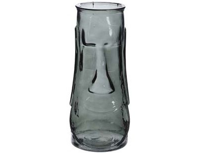 Vase en verre Moia 34.5 x 17 cm (Gris)