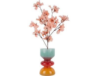 Vase en verre Summer Vibes (Taille 1 : 12,5 x 20,5 cm)