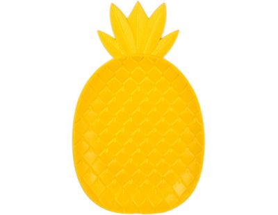 Vide-poche en bois coloré Ananas (Jaune)