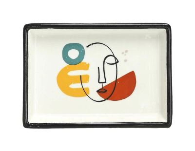 Vide poche en céramique Arty I (Motif coloré)