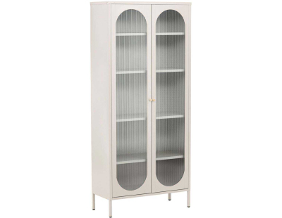 Vitrine en acier 80 x 35 x 180 cm Lima