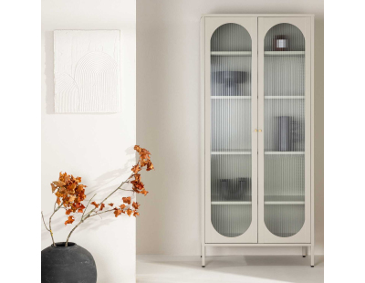 Vitrine en acier 80 x 35 x 180 cm Lima