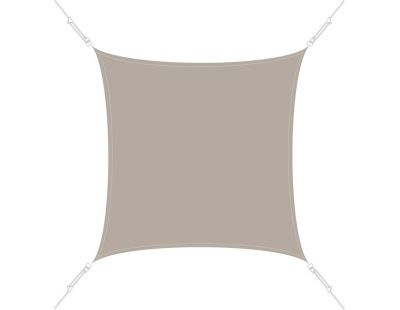 Voile d'ombrage carrée 3x3m (Taupe)