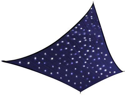 Voile d'ombrage avec leds intégrées Ciel étoilé (Rectangulaire 3 x 2 m)