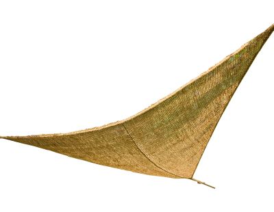 Voile d'ombrage triangulaire en fibre de coco 3.50 m