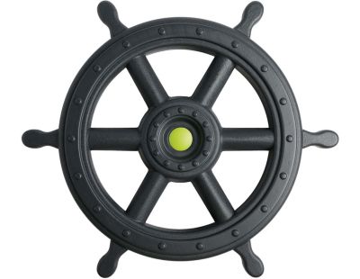 Volant en plastique bateau pirate XXL (Anthracite et vert lemon)