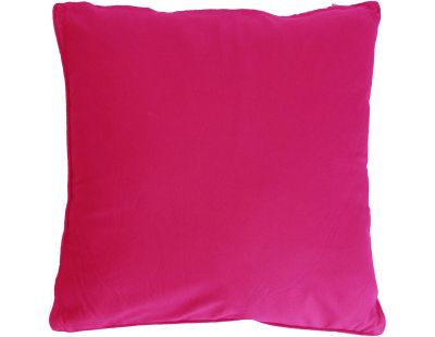 Coussin en coton coloré Salsa 60 cm (Fushia)