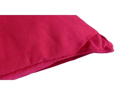 Coussin en coton coloré Salsa 60 cm (Fushia)